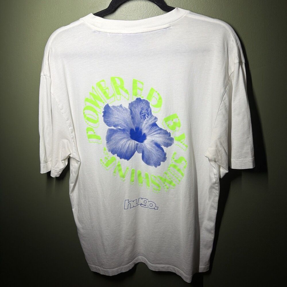 Hugo Boss Mens Napoka Logo Graphic Short Sleeve Crewneck T-Shirt Medium